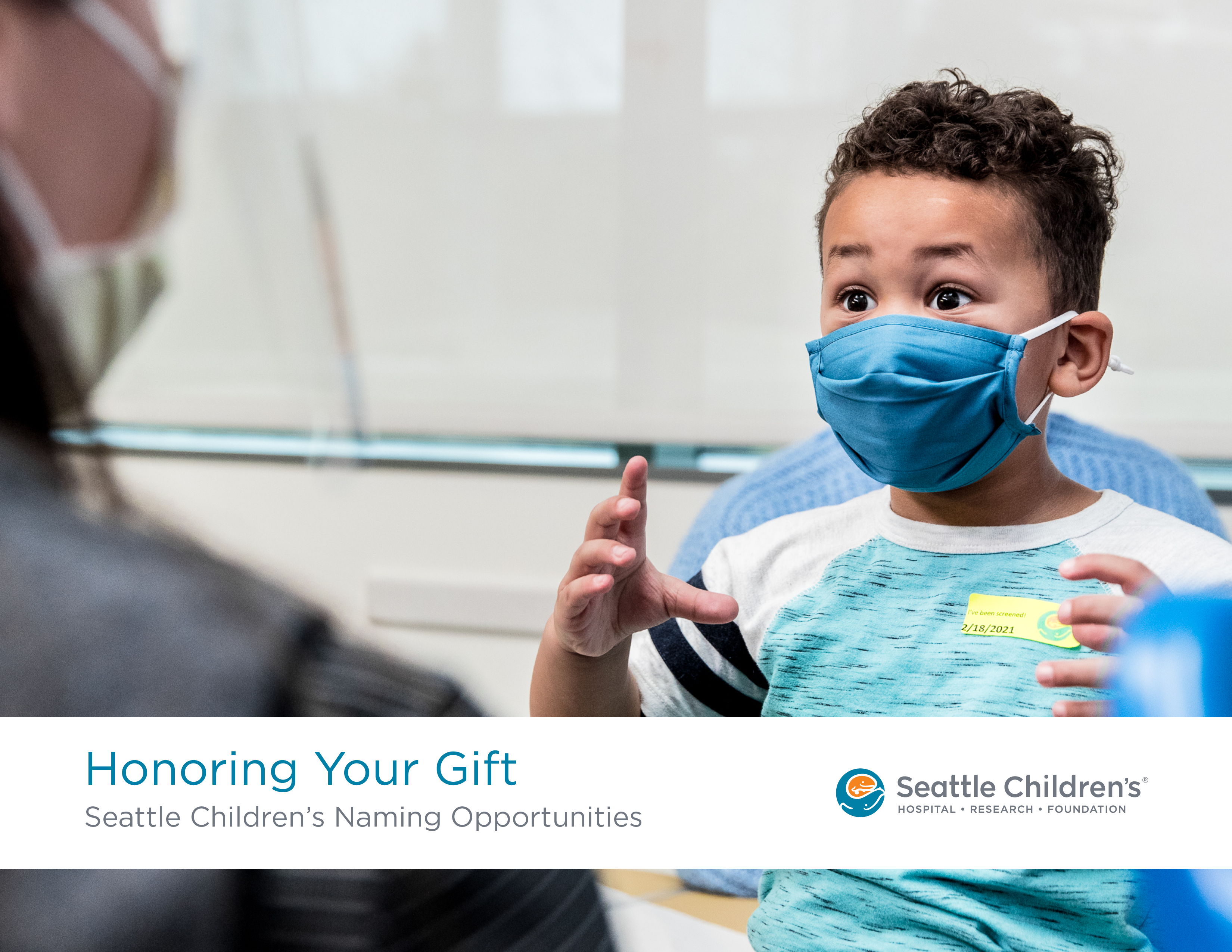 A catalogue with photos of patients and stories